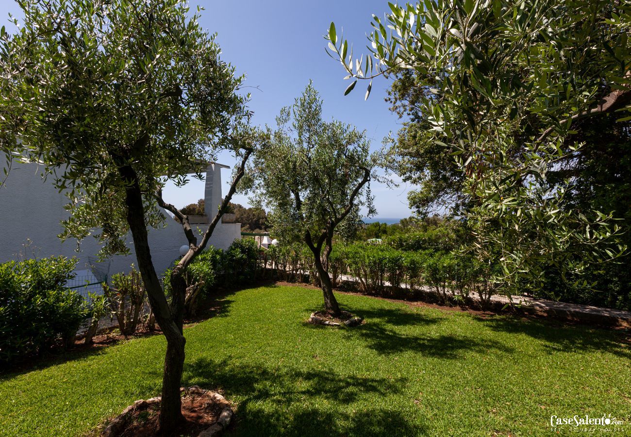 Villa a Torre San Giovanni - Villa vista mare piscina spiaggia 8 camere 4 bagni m450
