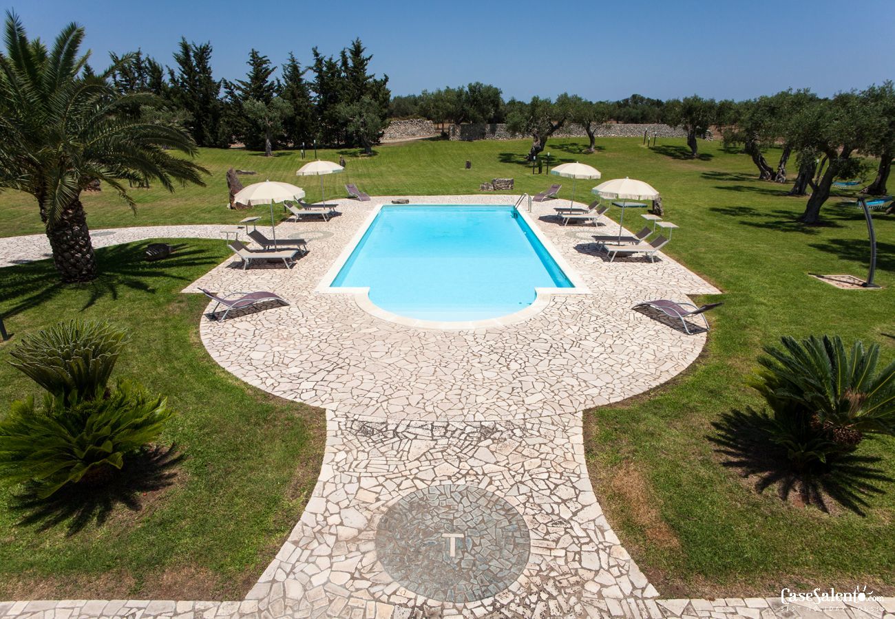 Villa in Melendugno - Masseria mit privatem Pool und Trulli m590