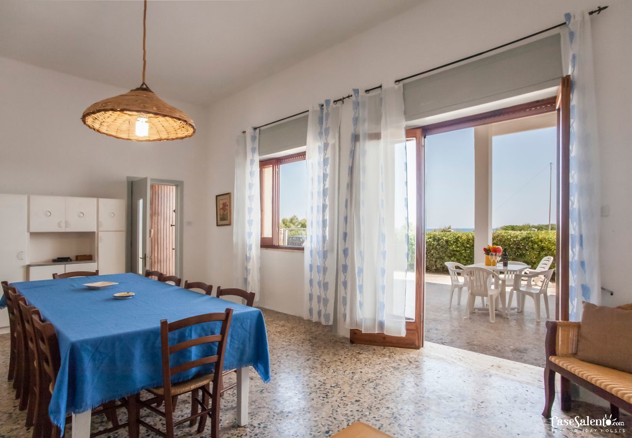 Ferienhaus in San Foca - Meerblick Villa am Strand von Torre Specchia Ruggeri m552