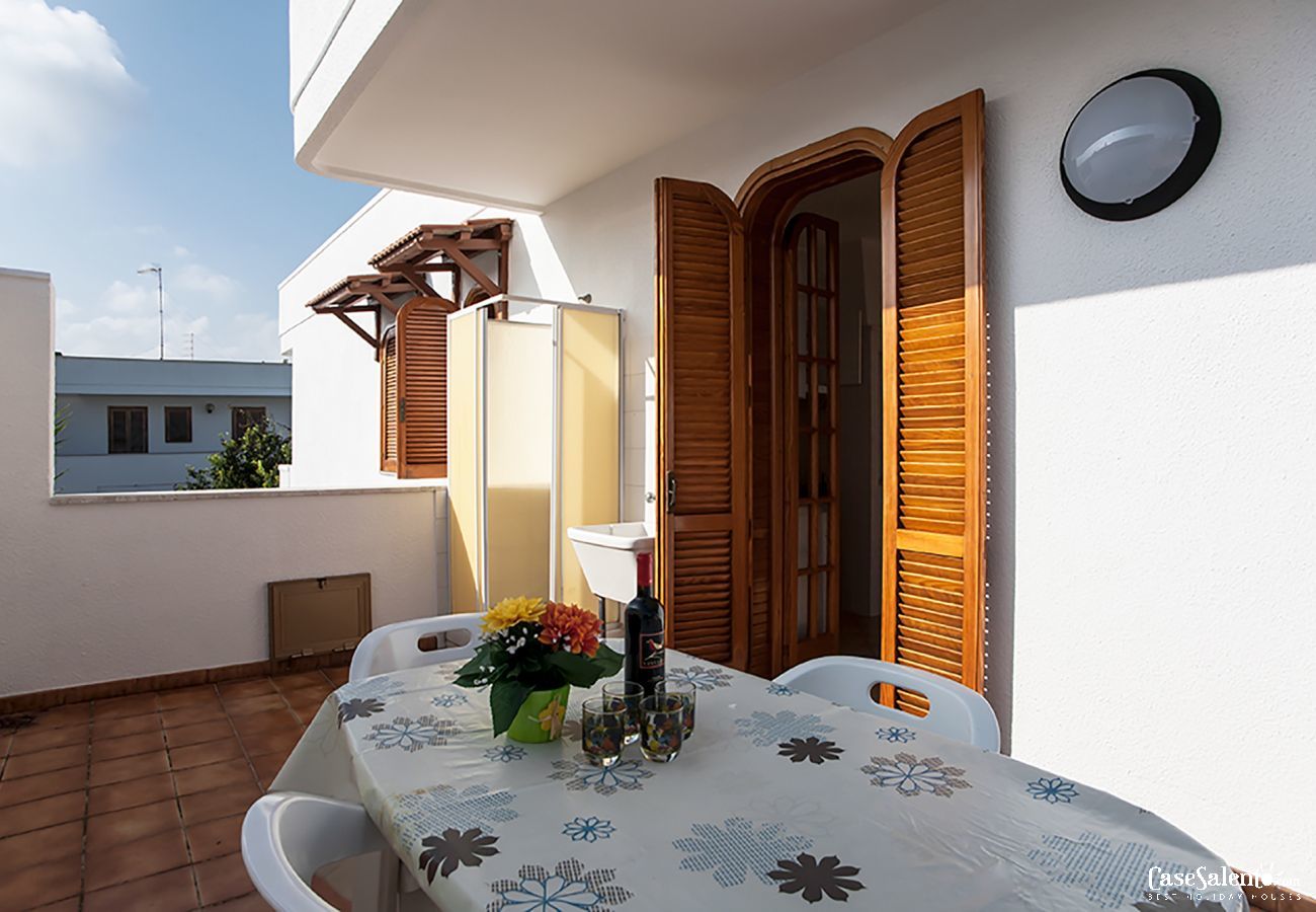 Ferienwohnung in San Foca - Wohnung mit 3 Schlafzimmern in Strandnähe in San Foca m167