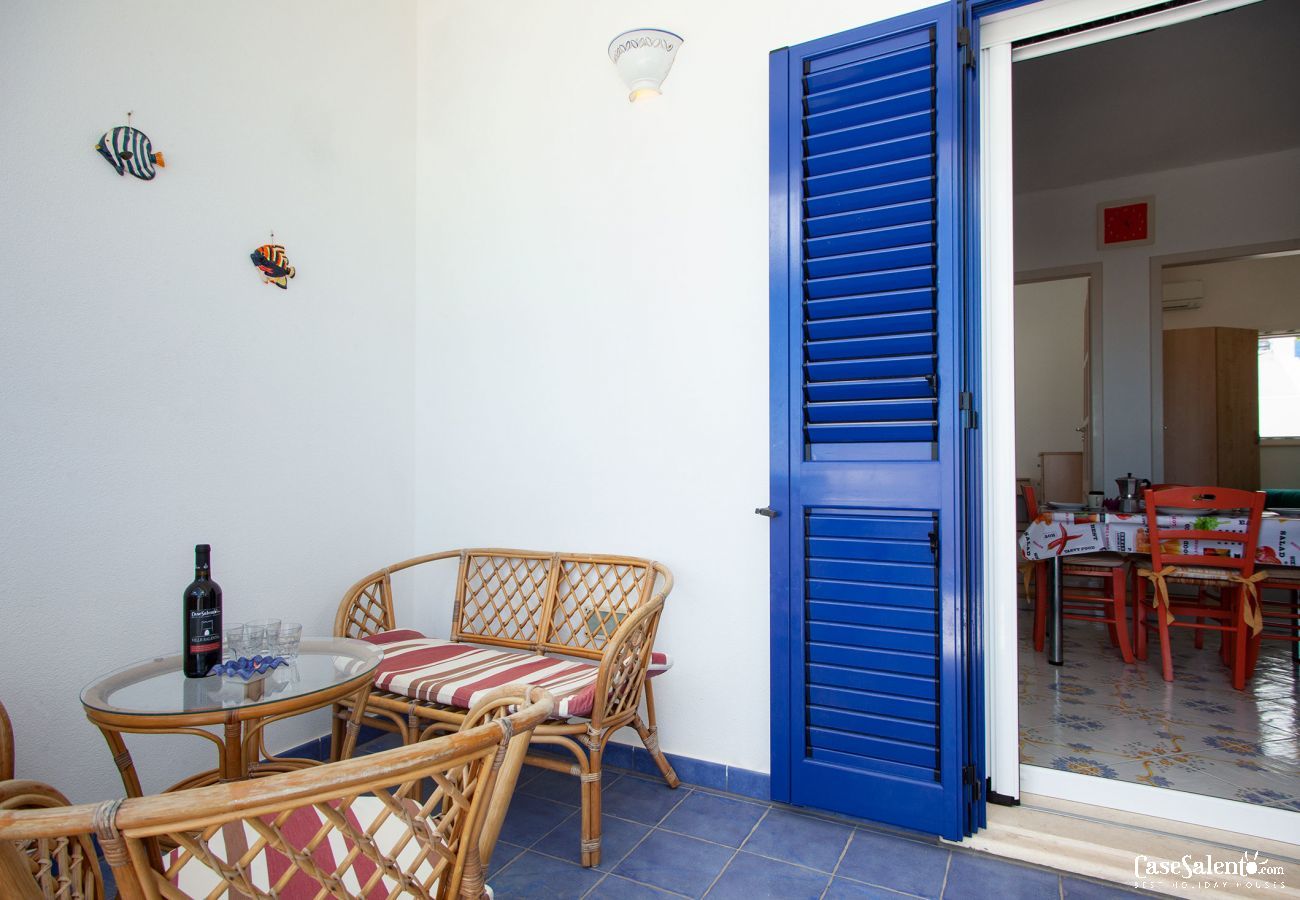 Ferienwohnung in Torre Vado - Wohnung mit Terrasse und Meerblick in der Nähe von Maldive del Salento m603