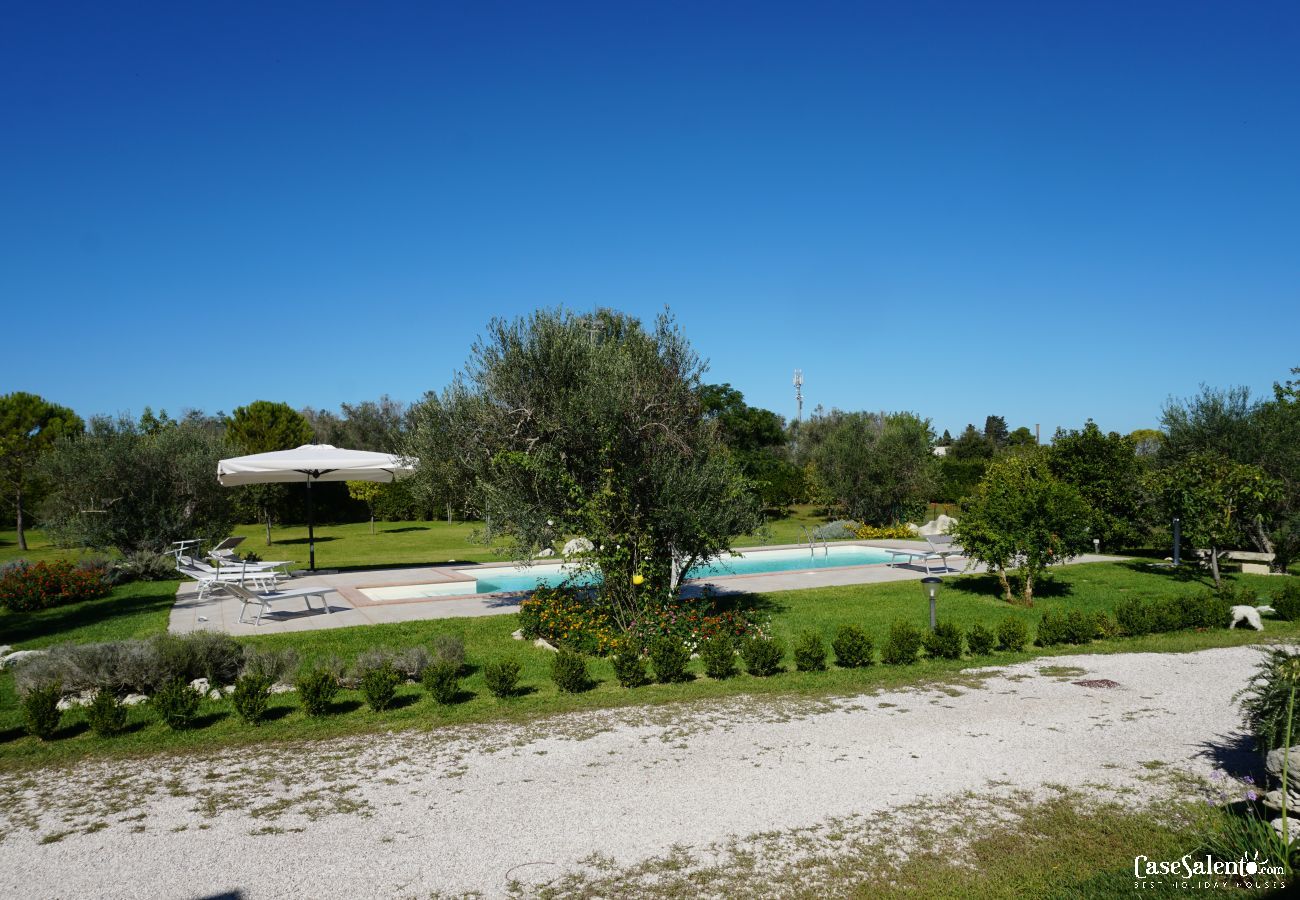 Ferienwohnung in Muro Leccese - Studio-Wohnung in Villa mit Pool und Volleyball m661