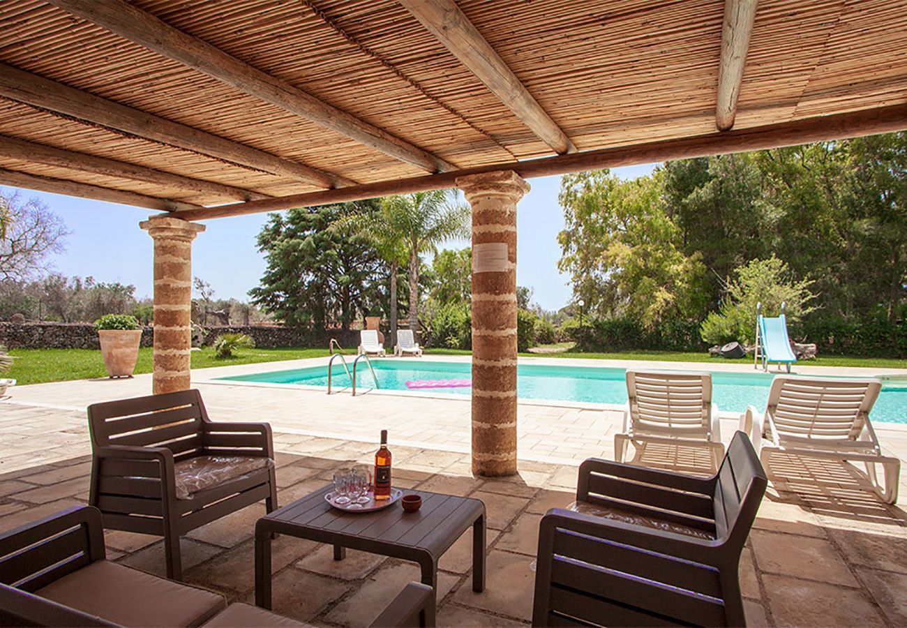 Villa/Dettached house in Tuglie - Villa with private pool and horse riding stables near Gallipoli v140