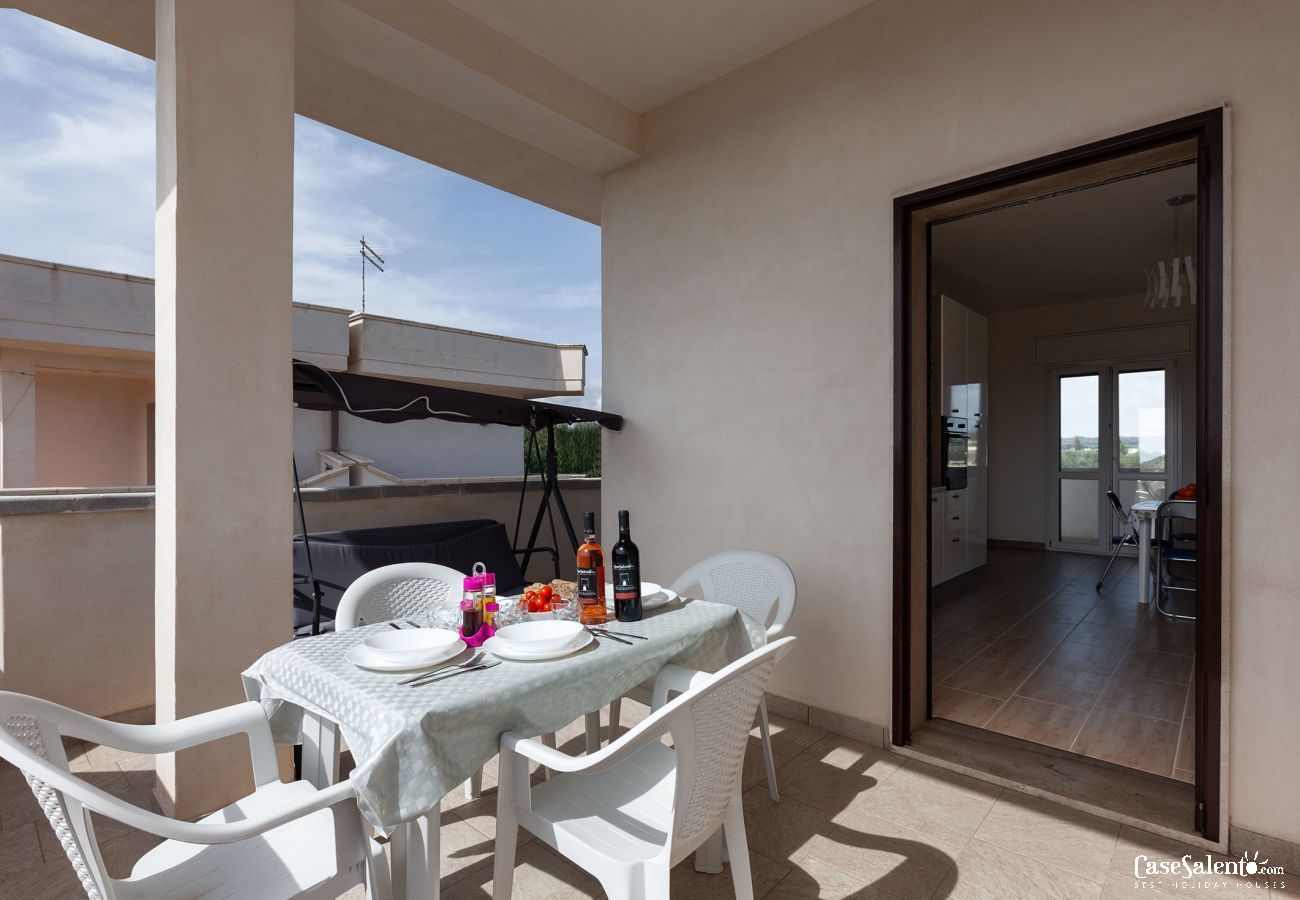 Appartement à San Pietro in Bevagna - Appartement avec vue sur la mer près de la plage Ionienne à distance de marche, m274