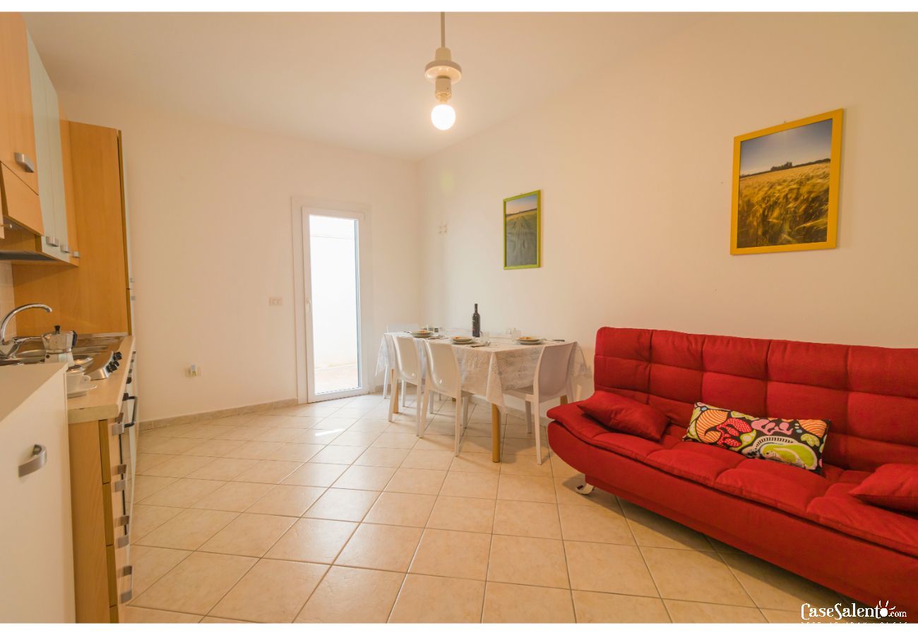 Maison à Pescoluse - Villetta 3 chambres, cour et terrasse, plage de Pescoluse m609